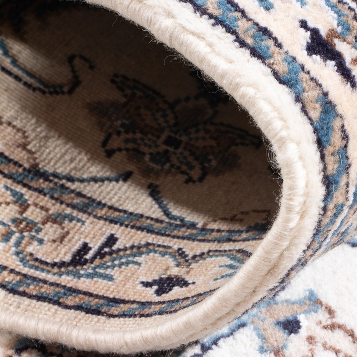 Alfombra persa - Nain - 143 x 69 cm - crema