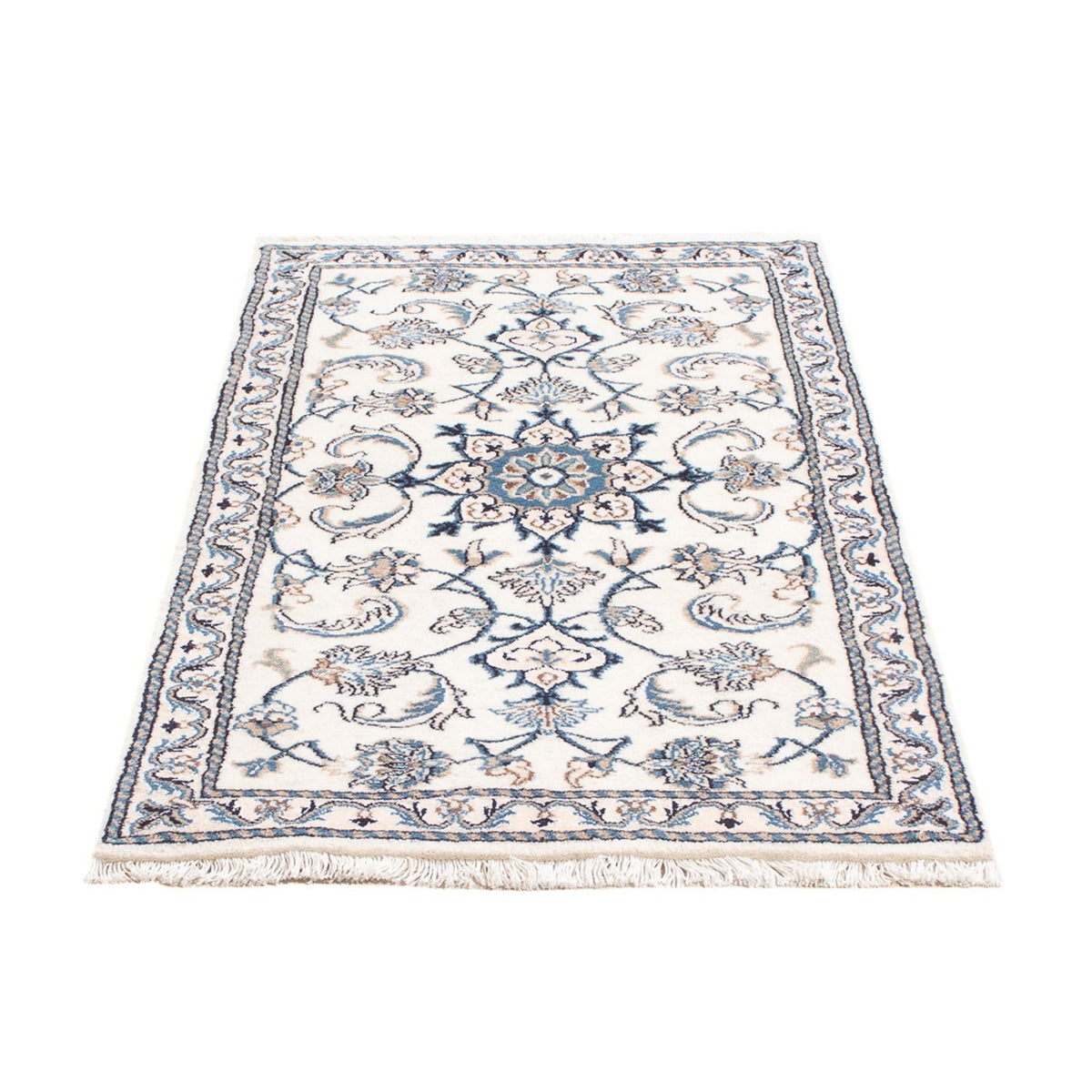 Alfombra persa - Nain - 143 x 69 cm - crema