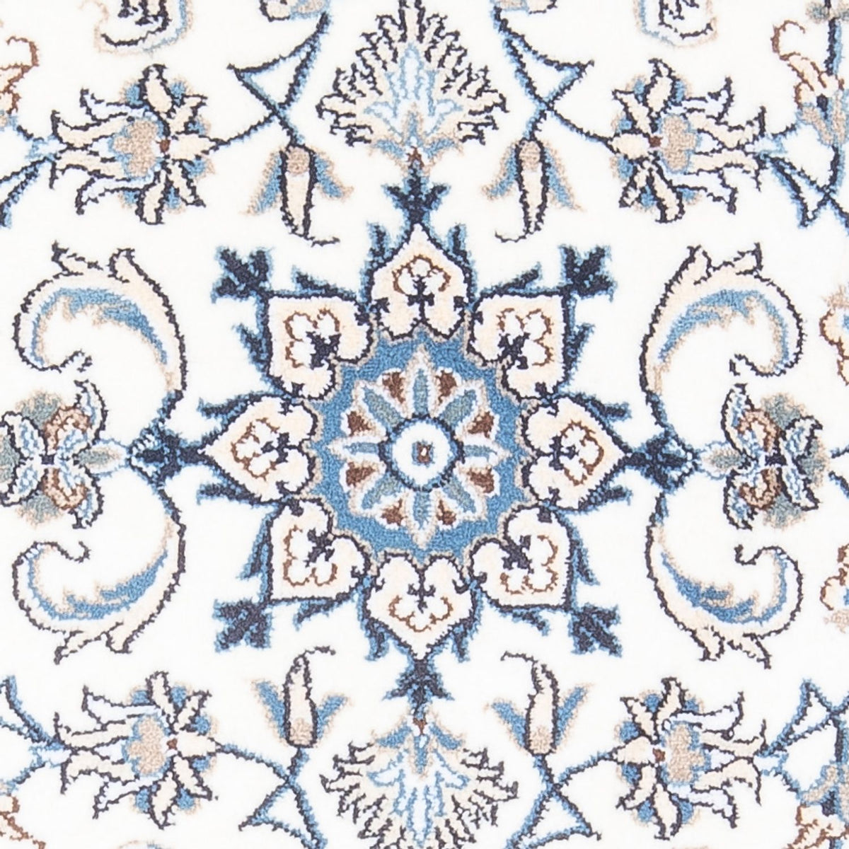 Alfombra persa - Nain - 137 x 68 cm - crema