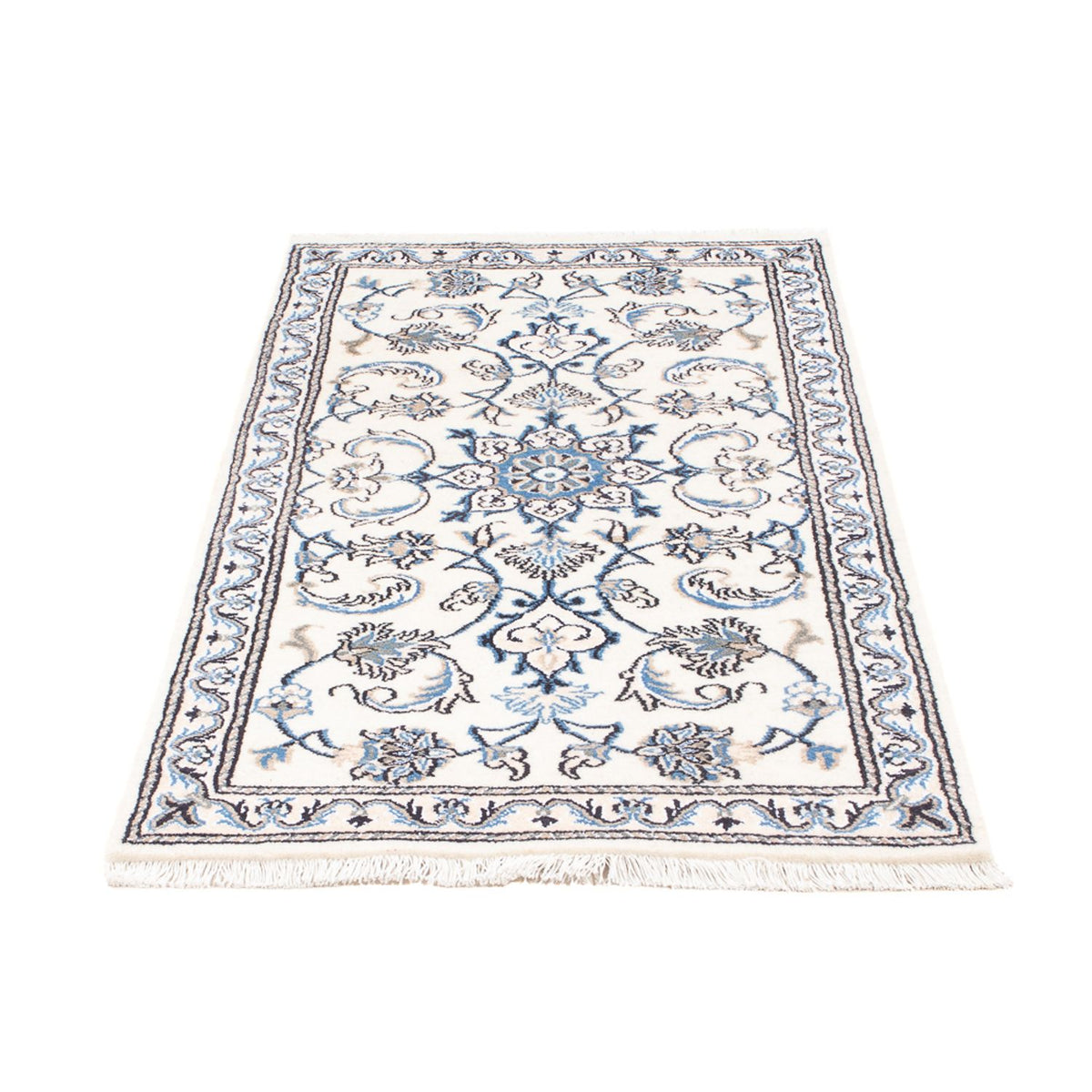 Alfombra persa - Nain - 136 x 69 cm - crema