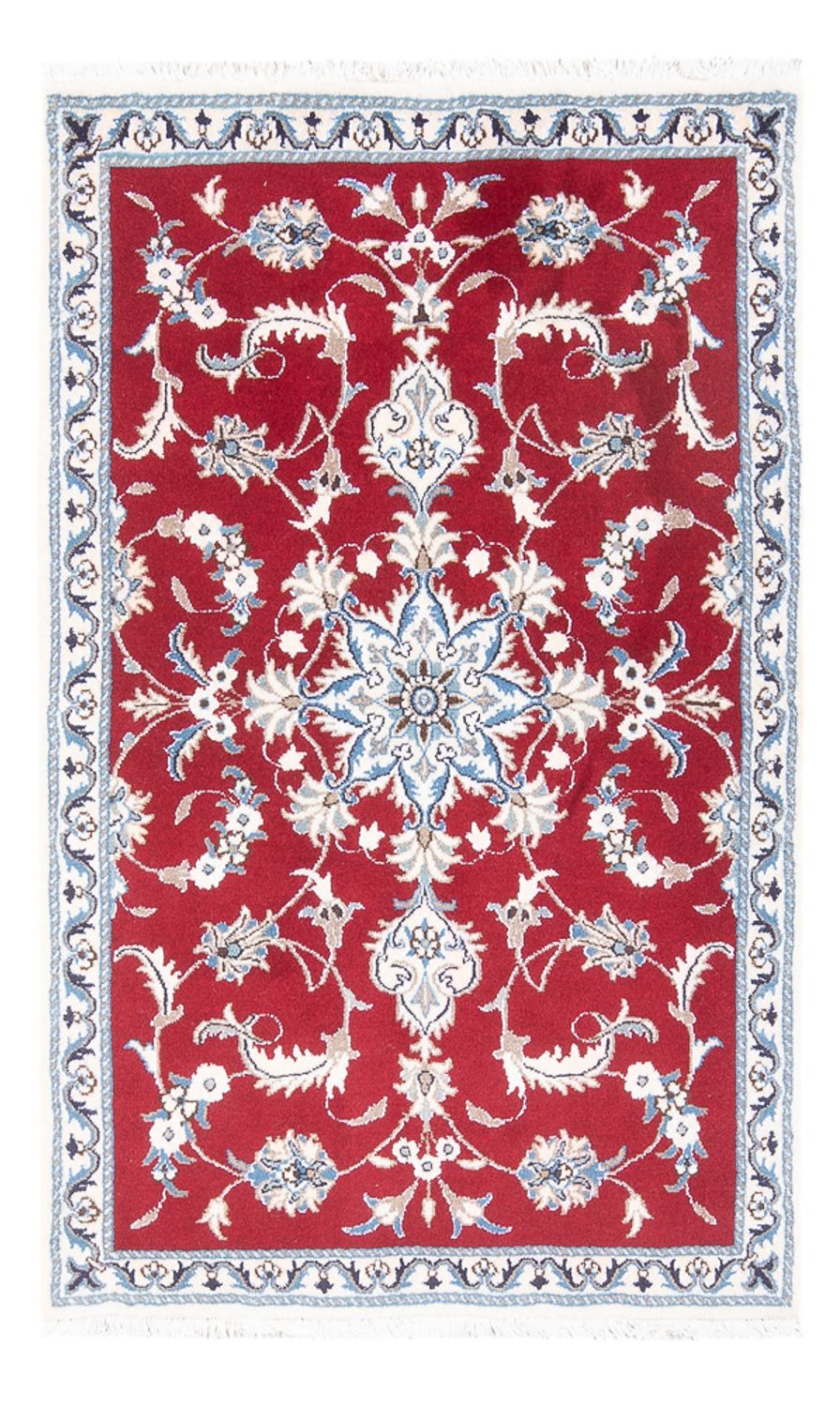 Alfombra persa - Nain - 138 x 87 cm - rojo
