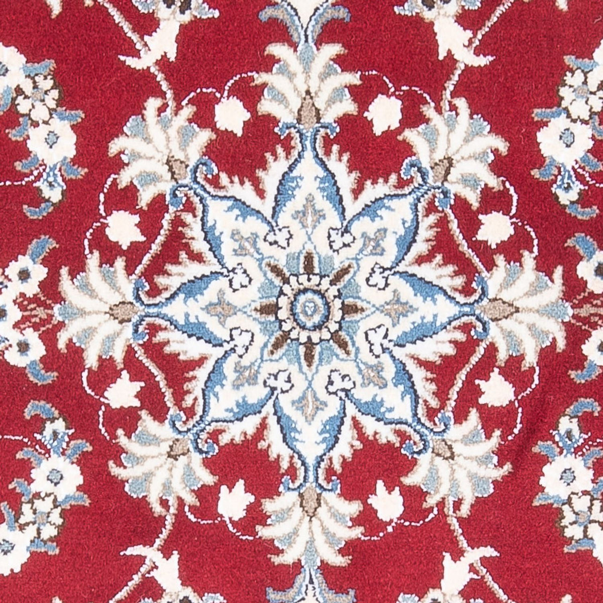 Alfombra persa - Nain - 138 x 87 cm - rojo