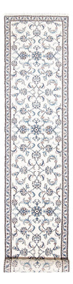 Alfombra de pasillo Alfombra persa - Nain - 392 x 78 cm - crema