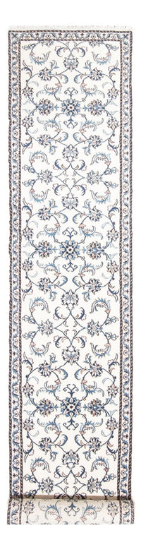 Alfombra de pasillo Alfombra persa - Nain - 392 x 78 cm - crema