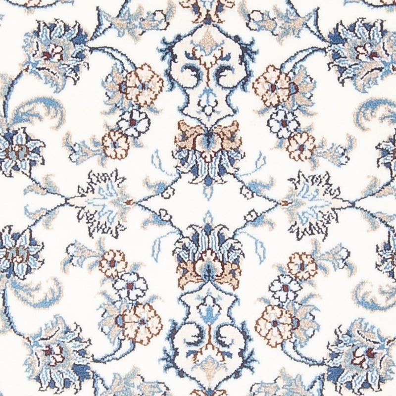 Alfombra de pasillo Alfombra persa - Nain - 201 x 85 cm - crema
