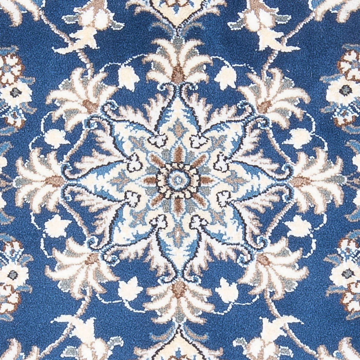 Alfombra persa - Nain - 135 x 89 cm - azul