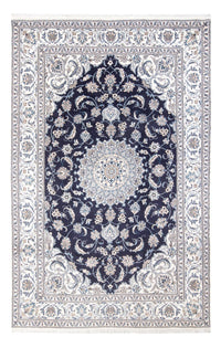 Alfombra persa - Nain - 301 x 197 cm - azul oscuro