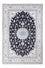 Alfombra persa - Nain - 297 x 198 cm - azul oscuro