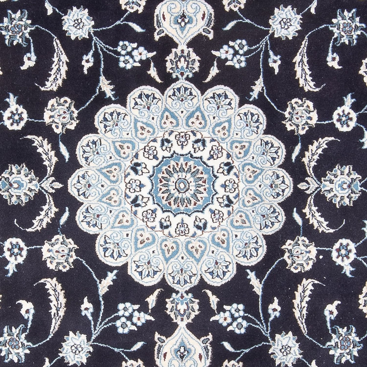Alfombra persa - Nain - 297 x 198 cm - azul oscuro