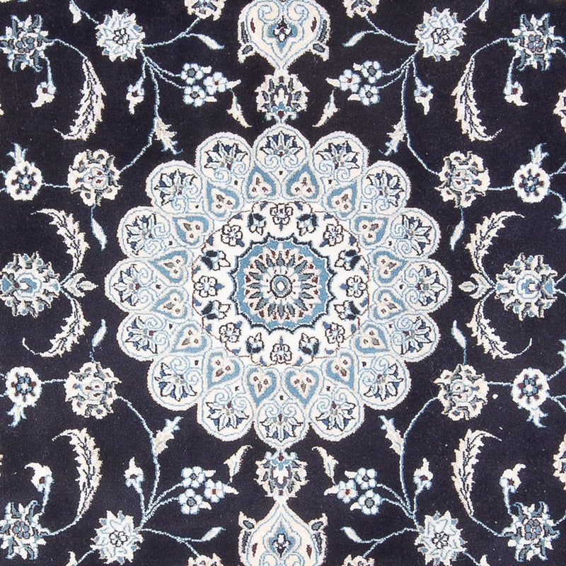 Alfombra persa - Nain - 297 x 198 cm - azul oscuro