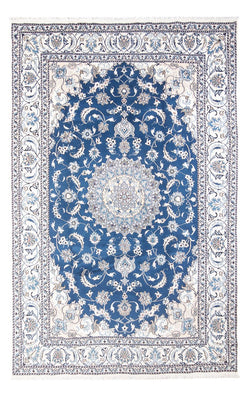 Alfombra persa - Nain - 302 x 196 cm - azul