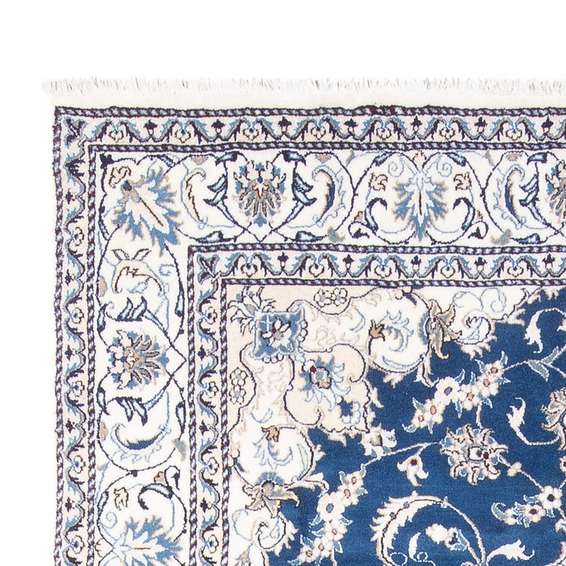 Alfombra persa - Nain - 302 x 196 cm - azul