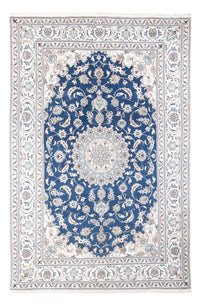 Alfombra persa - Nain - 302 x 195 cm - azul
