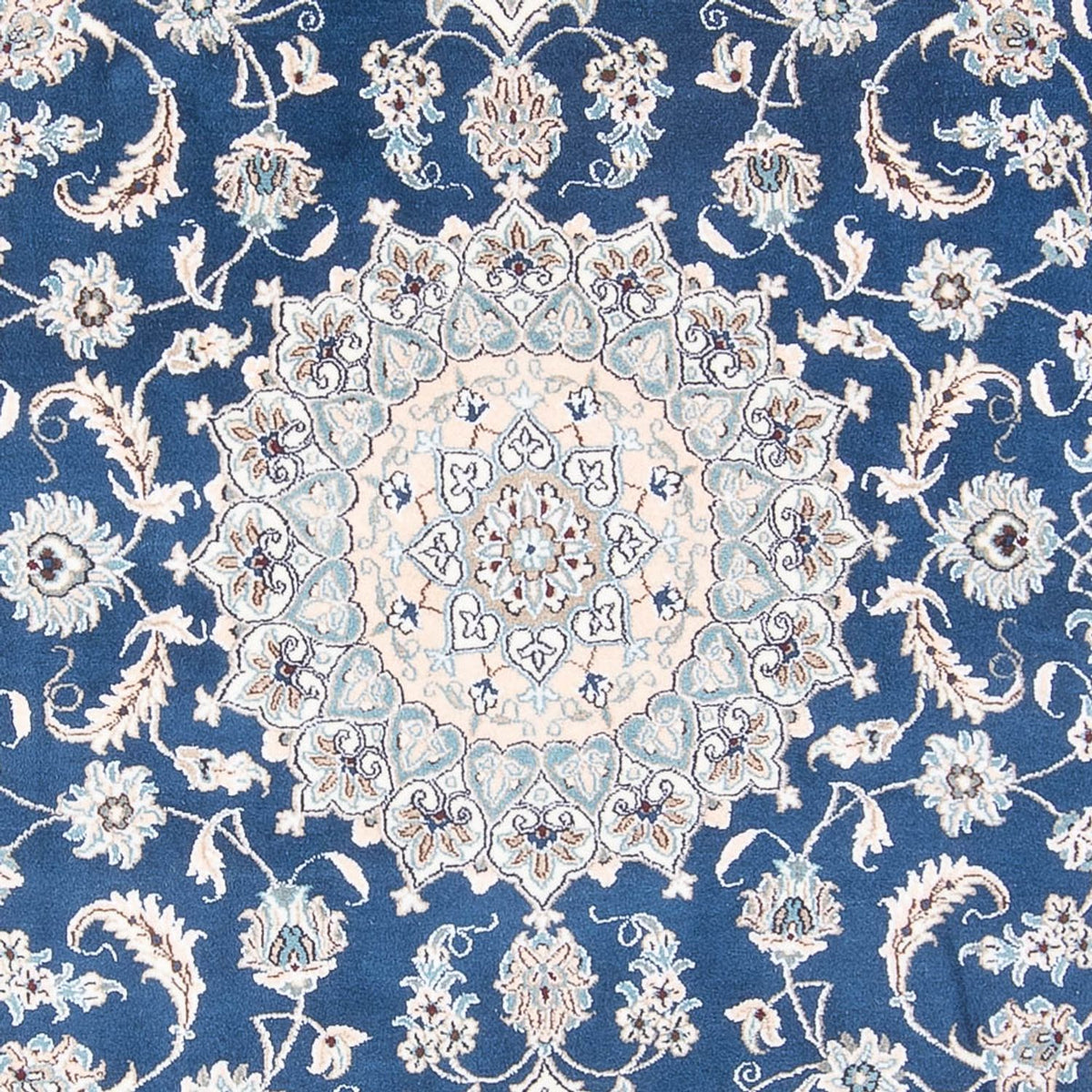 Alfombra persa - Nain - 302 x 195 cm - azul