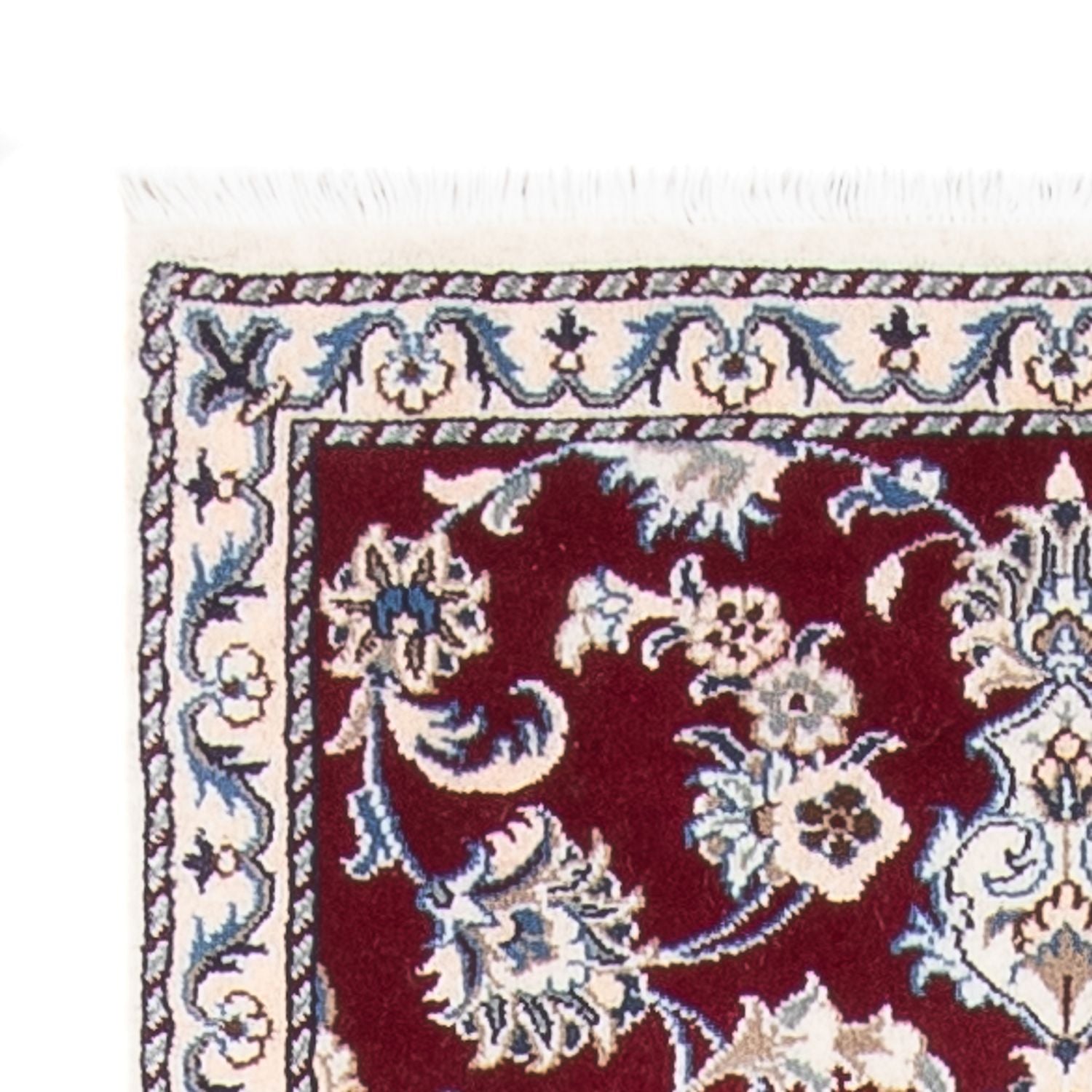 Alfombra de pasillo Alfombra persa - Nain - 293 x 81 cm - rojo