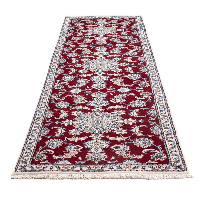 Alfombra de pasillo Alfombra persa - Nain - 293 x 81 cm - rojo