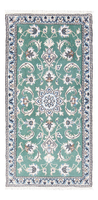 Alfombra persa - Nain - 138 x 66 cm - verde