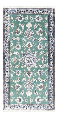 Alfombra persa - Nain - 138 x 66 cm - verde