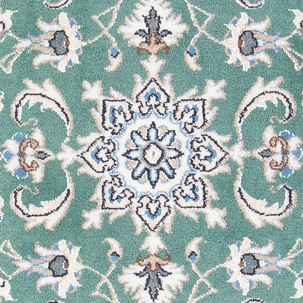 Alfombra persa - Nain - 138 x 66 cm - verde