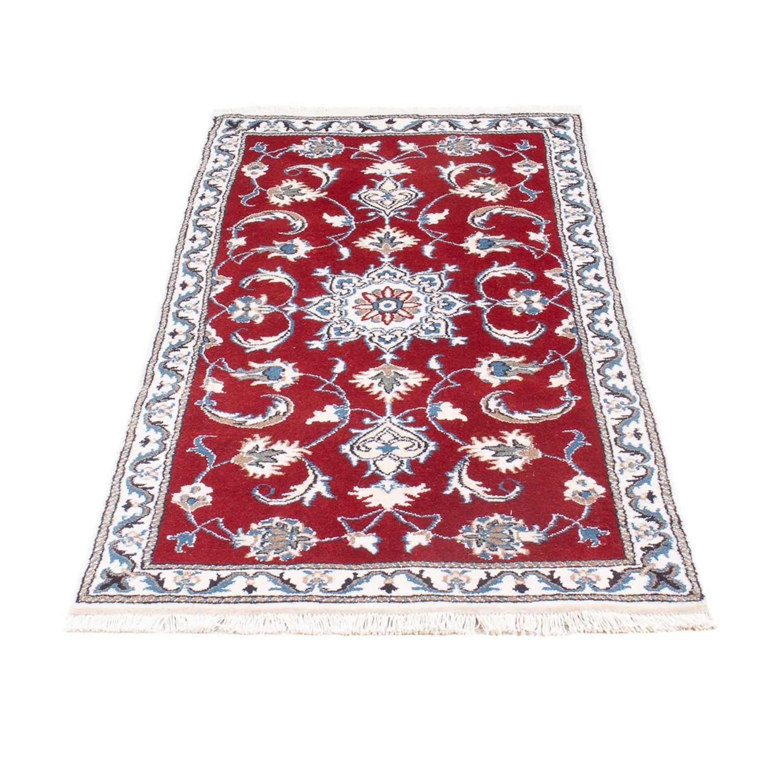Alfombra persa - Nain - 137 x 67 cm - rojo