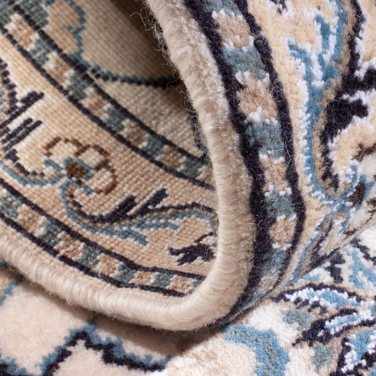 Alfombra persa - Nain - 138 x 68 cm - crema