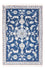 Alfombra persa - Nain - 134 x 83 cm - azul