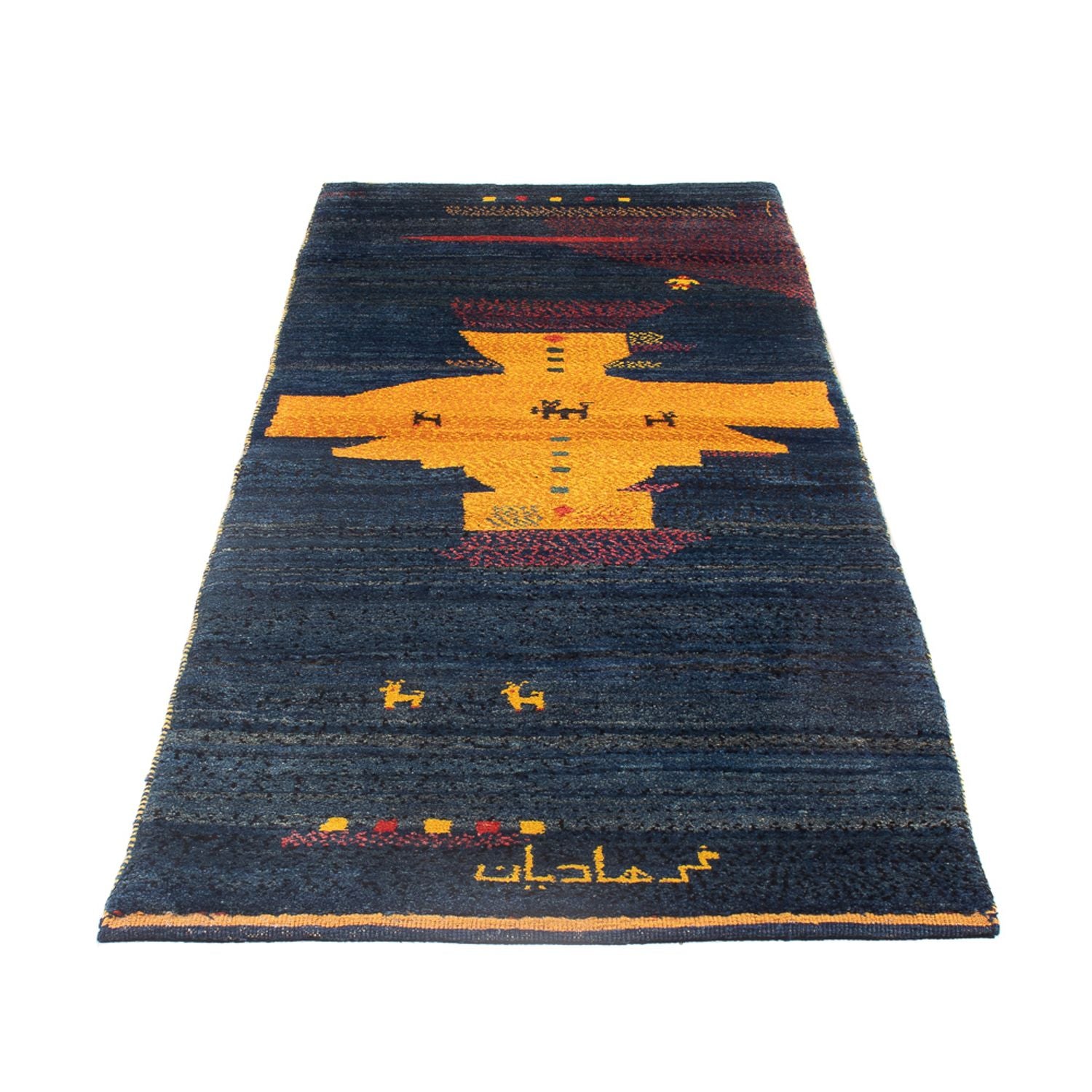 Alfombra de pasillo Alfombra Gabbeh - Persa - 230 x 85 cm - multicolor