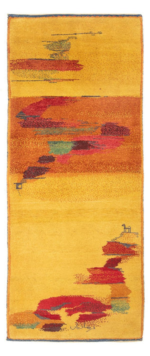 Alfombra de pasillo Alfombra Gabbeh - Persa - 213 x 85 cm - multicolor