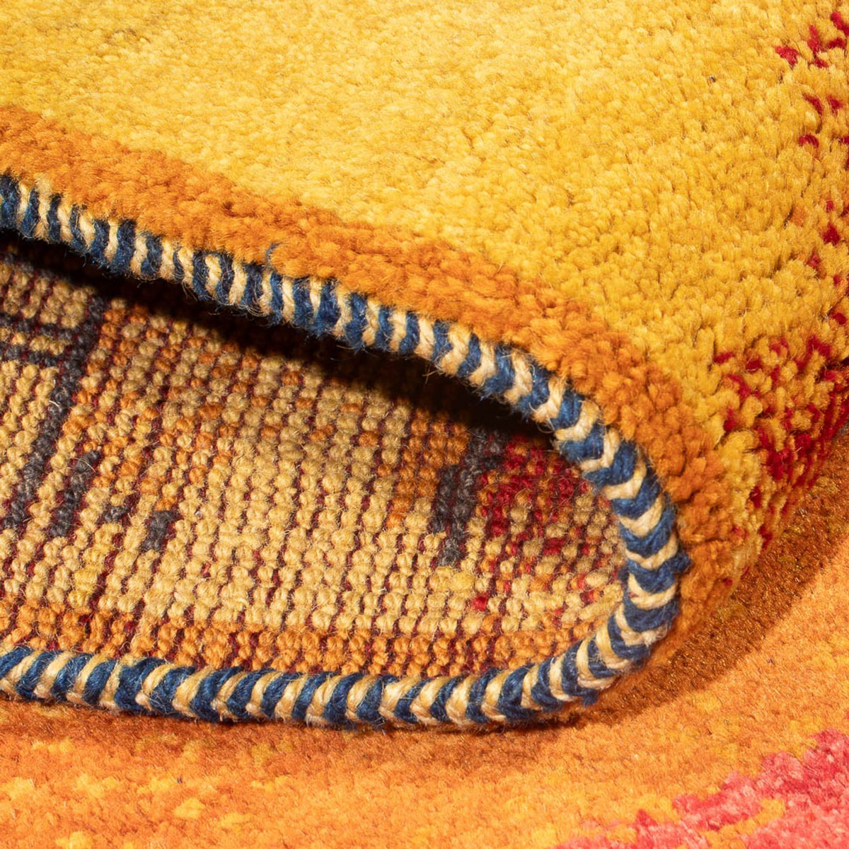 Alfombra de pasillo Alfombra Gabbeh - Persa - 213 x 85 cm - multicolor