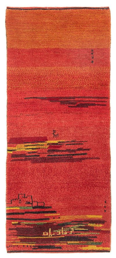 Gabbeh persa Alfombra 83x200cm - Perserteppich Wollteppich