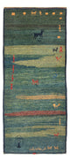 Gabbeh persa Alfombra 87x195cm - Perserteppich Wollteppich