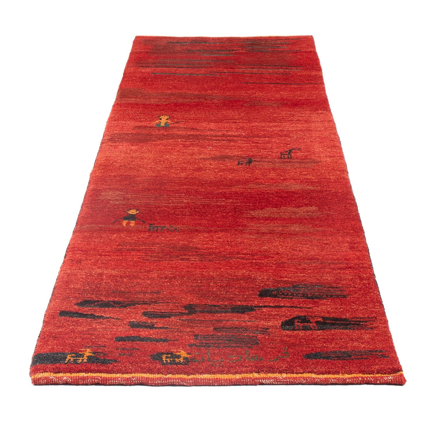 Alfombra de pasillo Alfombra Gabbeh - Persa - 236 x 73 cm - multicolor