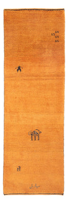 Alfombra de pasillo Alfombra Gabbeh - Persa - 220 x 74 cm - naranja