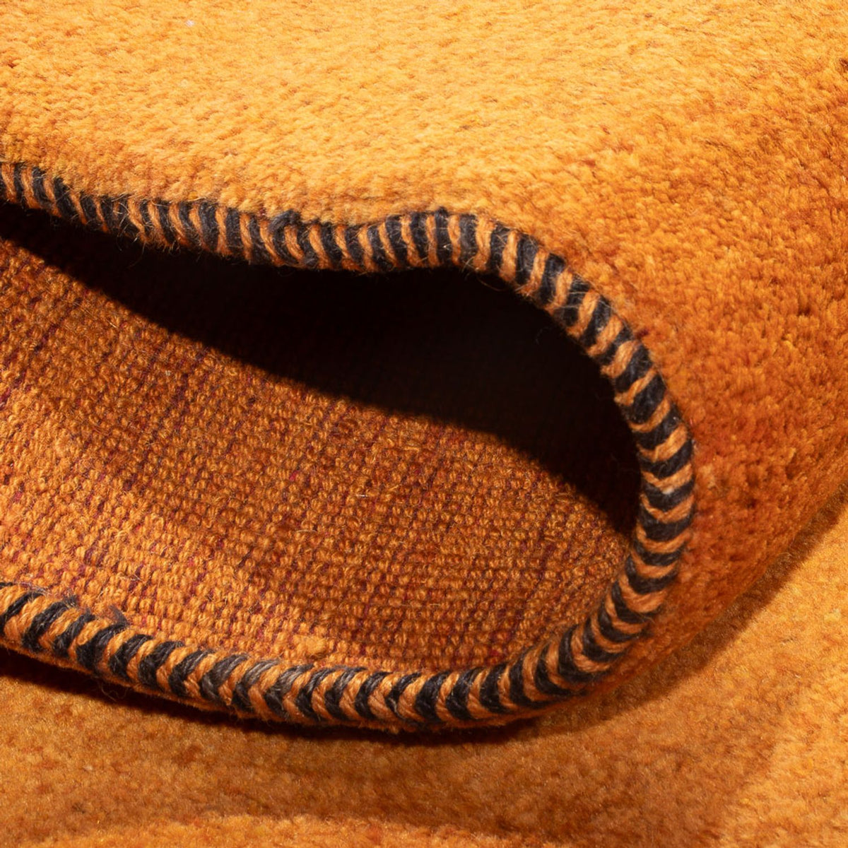 Alfombra de pasillo Alfombra Gabbeh - Persa - 220 x 74 cm - naranja