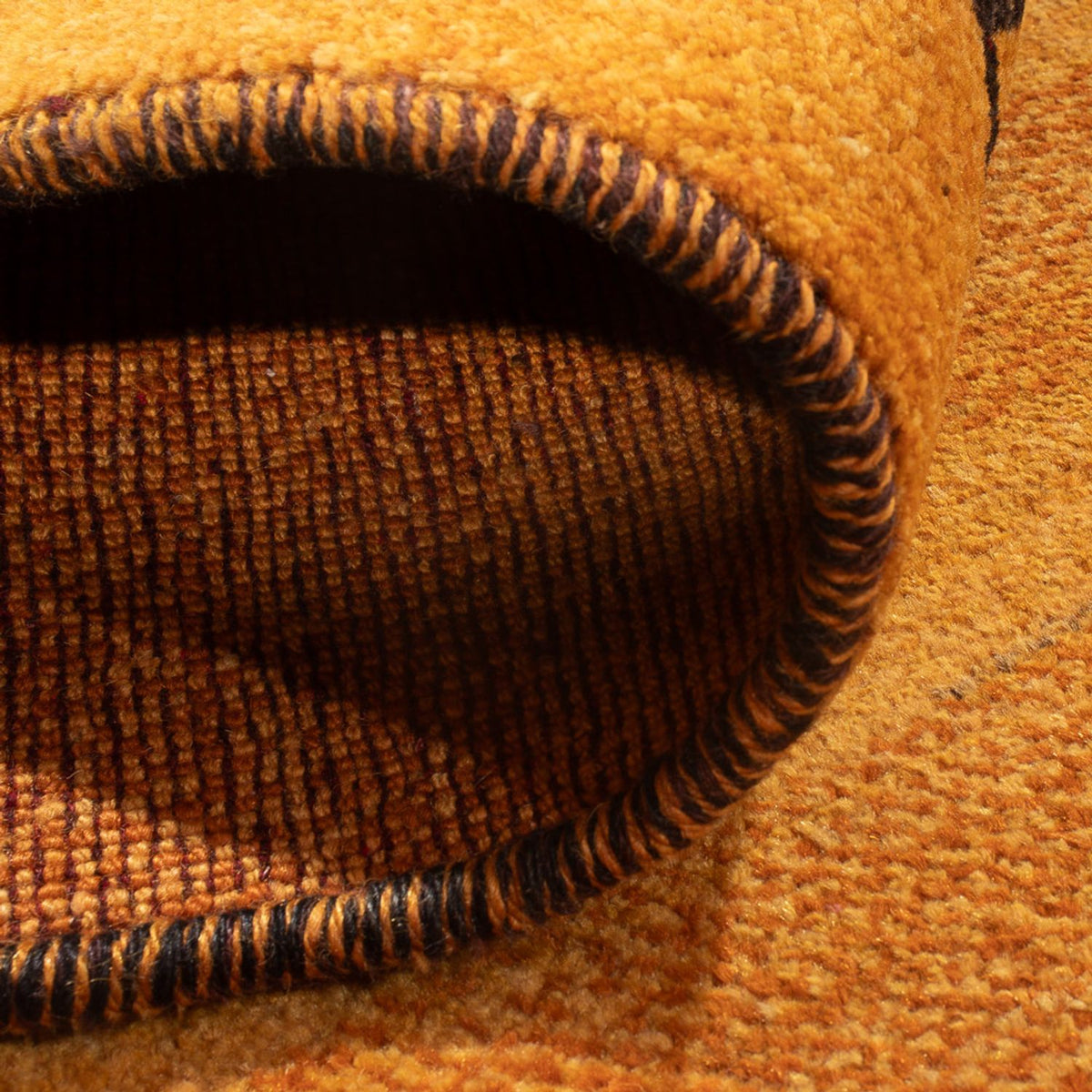 Alfombra de pasillo Alfombra Gabbeh - Persa - 236 x 85 cm - naranja