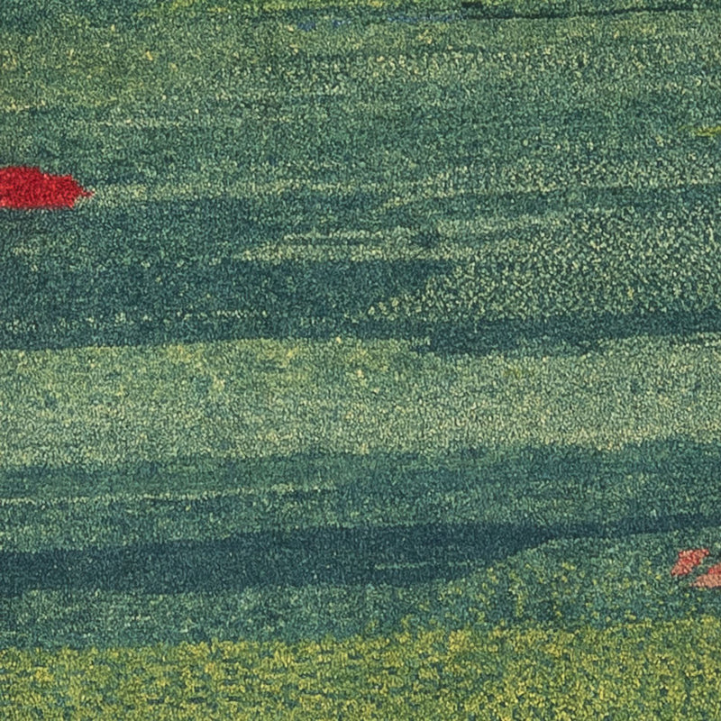 Alfombra de pasillo Alfombra Gabbeh - Persa - 218 x 87 cm - multicolor