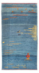 Gabbeh persa Alfombra 90x193cm - Perserteppich Wollteppich