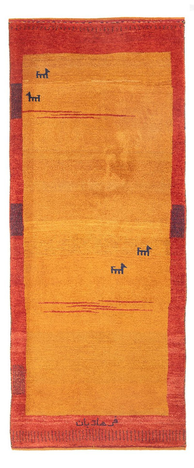 Gabbeh persa Alfombra 82x216cm - Perserteppich Wollteppich