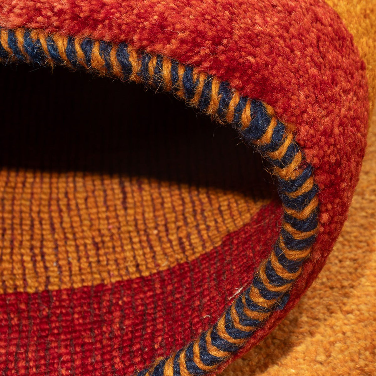 Alfombra de pasillo Alfombra Gabbeh - Persa - 216 x 82 cm - multicolor