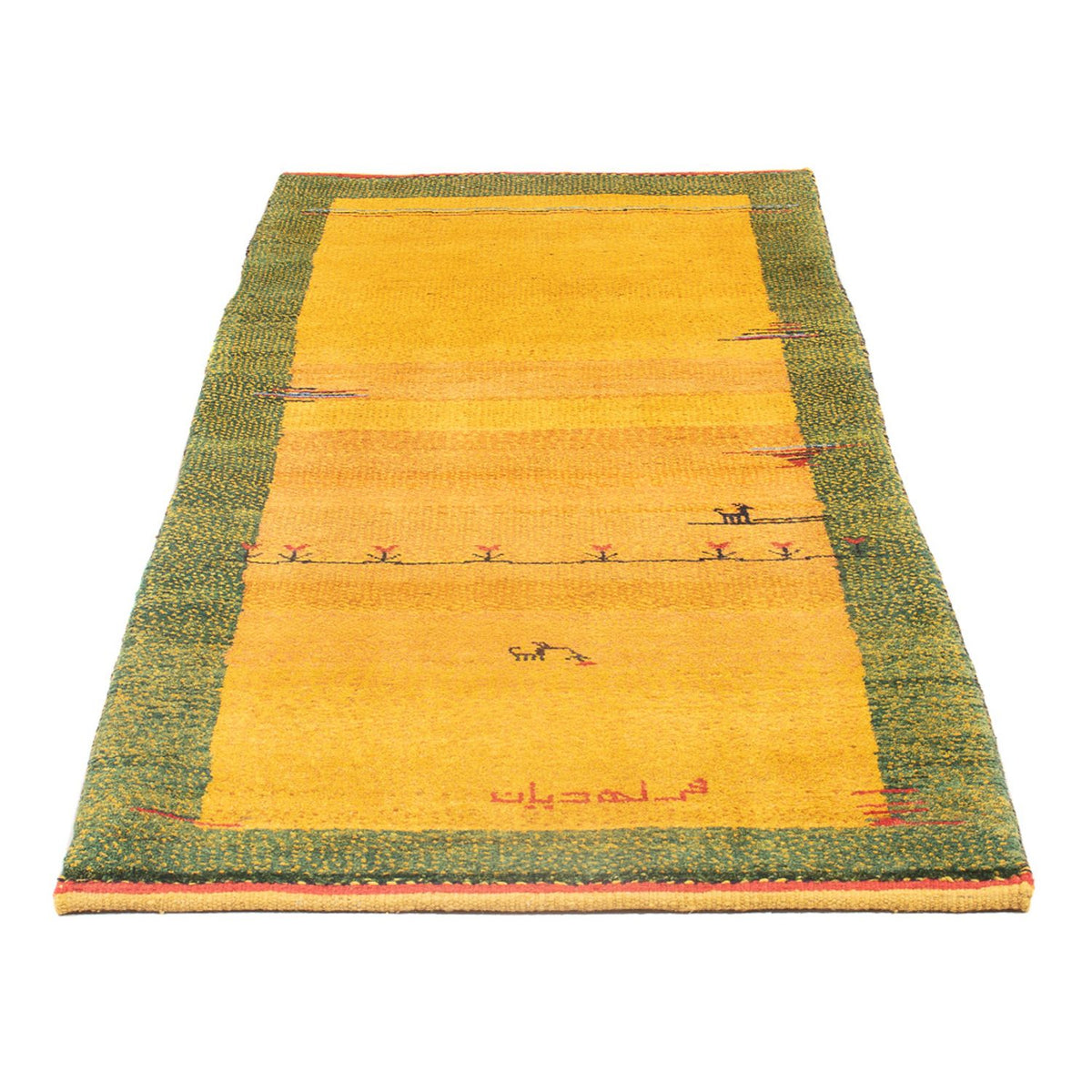 Alfombra de pasillo Alfombra Gabbeh - Persa - 196 x 83 cm - multicolor