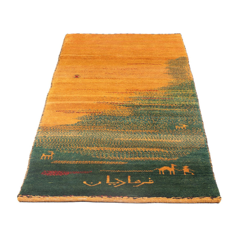 Alfombra de pasillo Alfombra Gabbeh - Persa - 186 x 71 cm - multicolor
