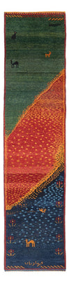 Alfombra de pasillo Alfombra Gabbeh - Persa - 285 x 68 cm - multicolor