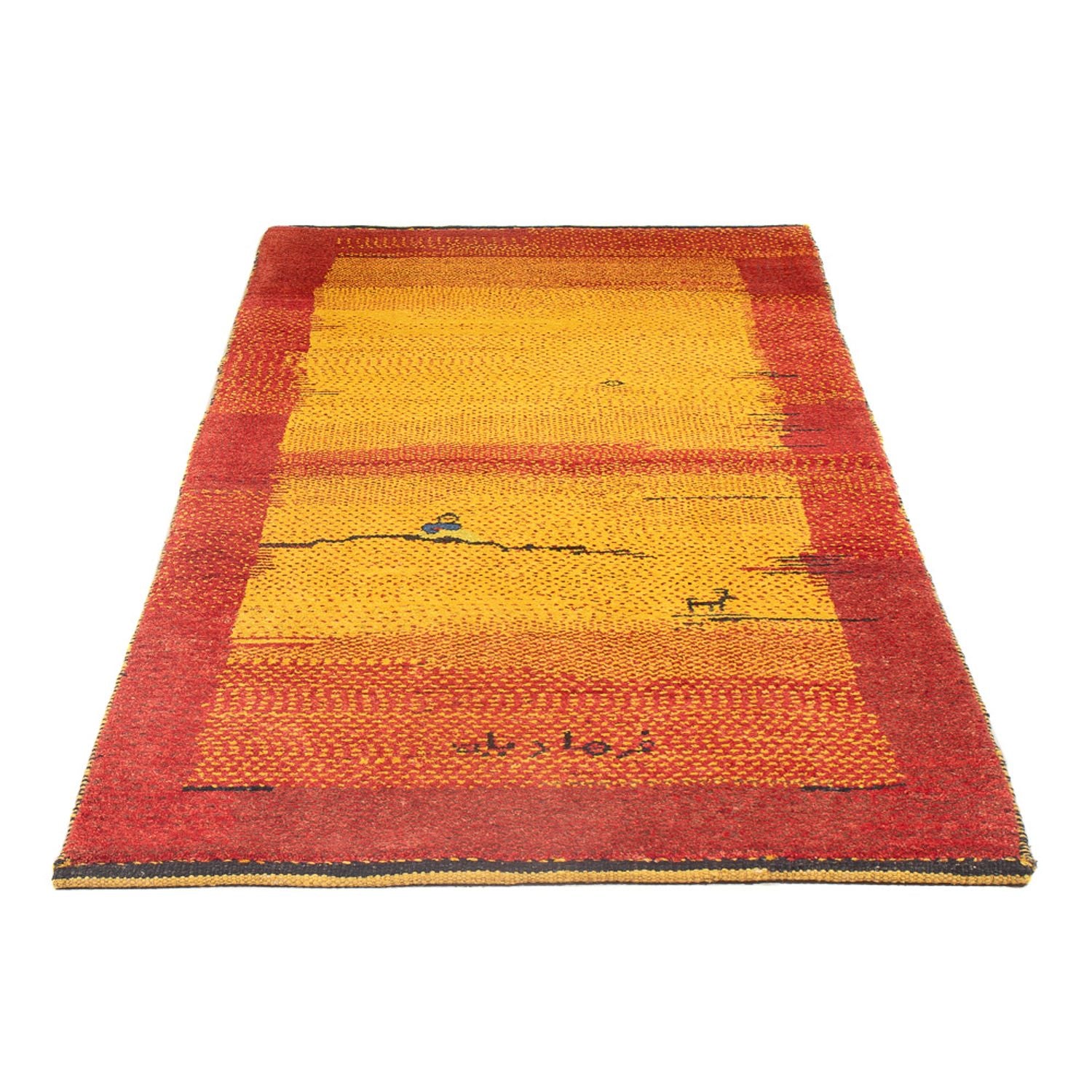 Alfombra de pasillo Alfombra Gabbeh - Persa - 188 x 88 cm - multicolor