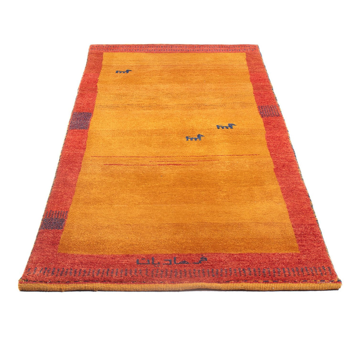 Alfombra de pasillo Alfombra Gabbeh - Persa - 225 x 80 cm - multicolor