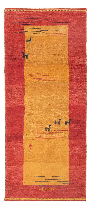 Alfombra de pasillo Alfombra Gabbeh - Persa - 177 x 75 cm - multicolor