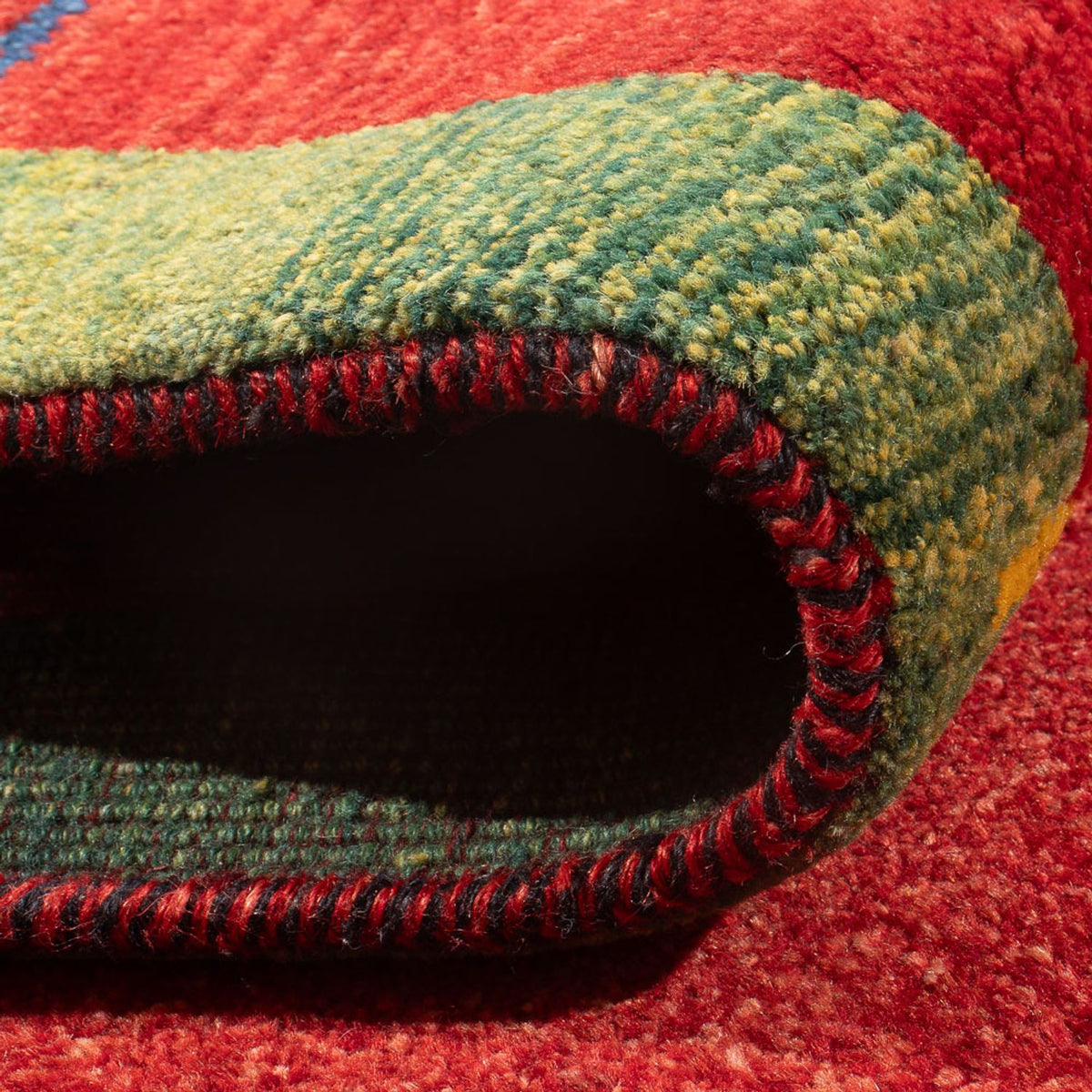 Alfombra de pasillo Alfombra Gabbeh - Persa - 182 x 70 cm - multicolor