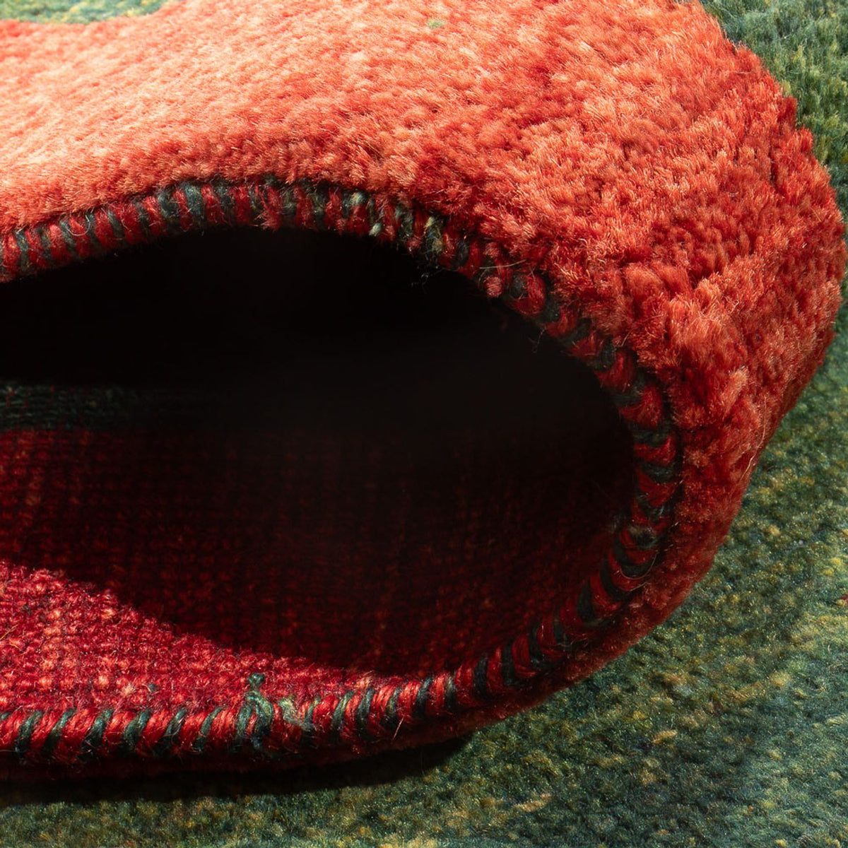 Alfombra de pasillo Alfombra Gabbeh - Persa - 190 x 84 cm - multicolor