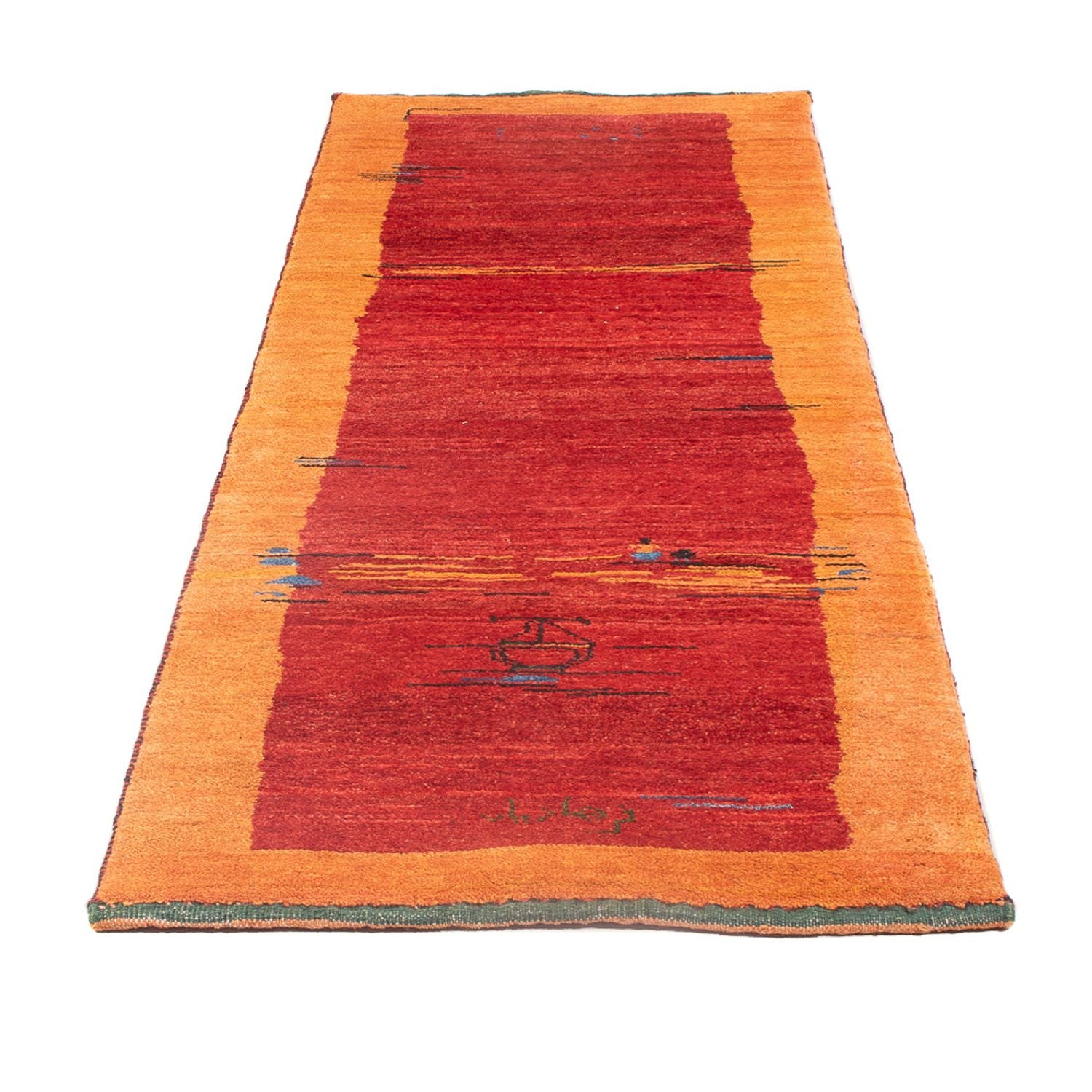Alfombra de pasillo Alfombra Gabbeh - Persa - 220 x 70 cm - multicolor