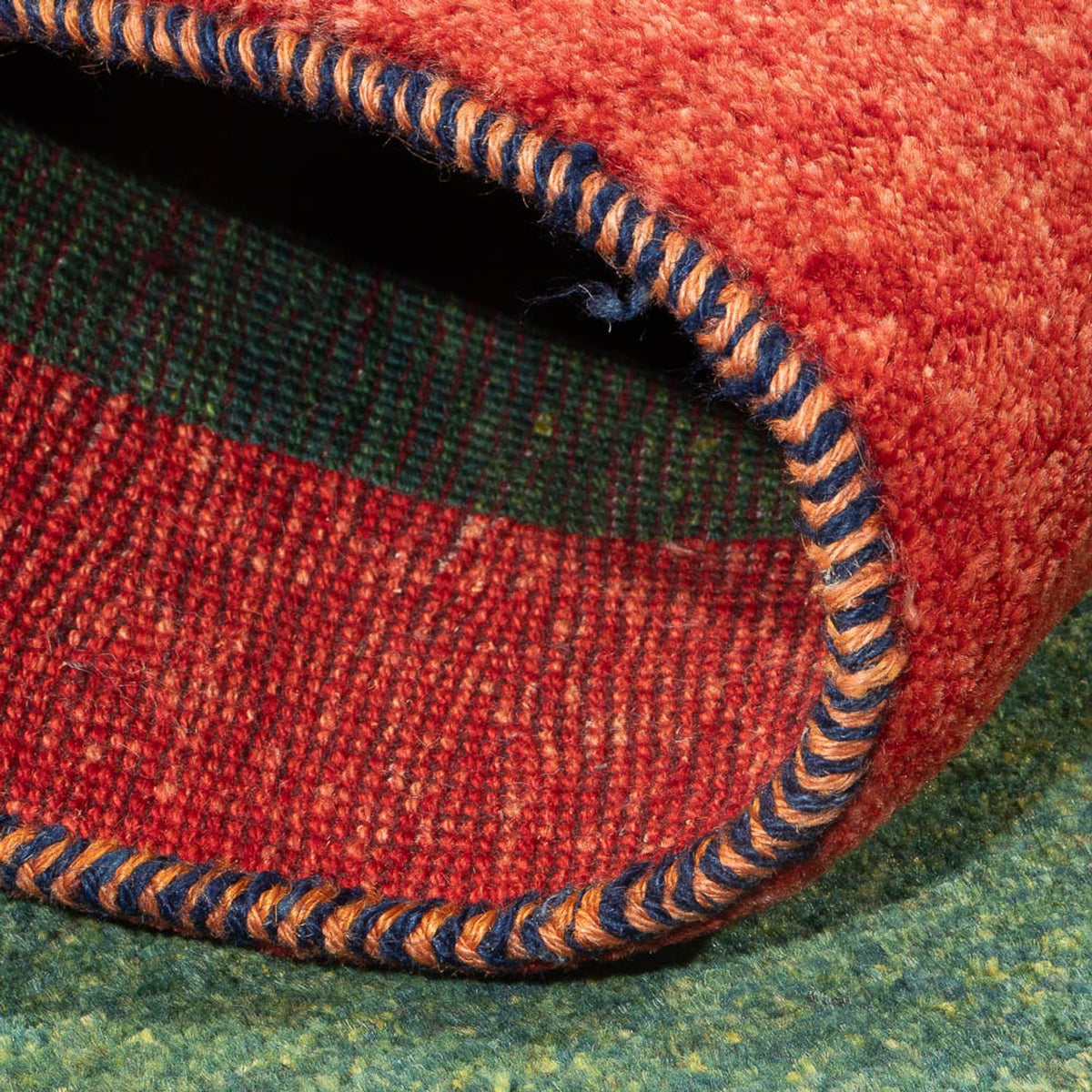 Alfombra de pasillo Alfombra Gabbeh - Persa - 234 x 75 cm - multicolor