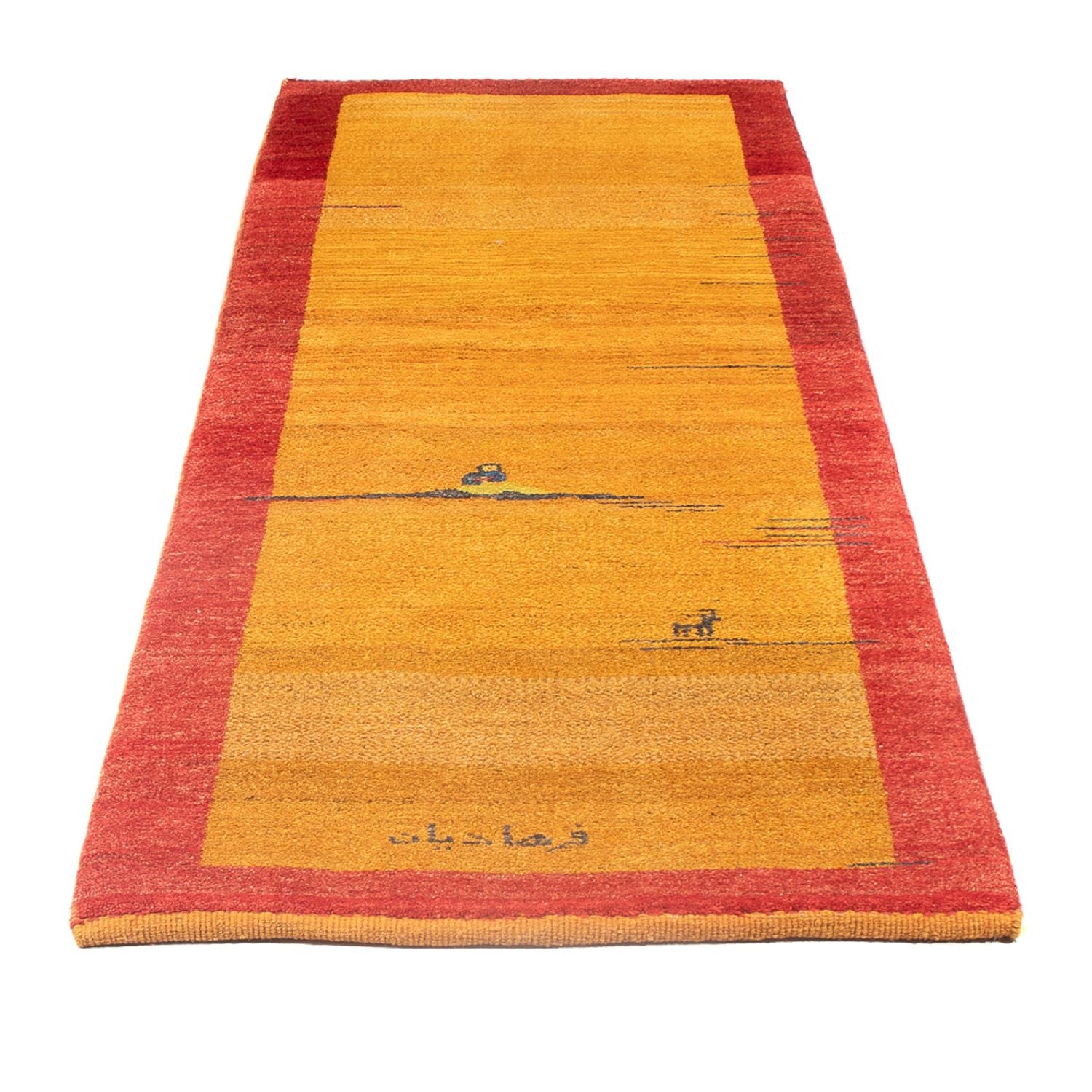 Alfombra de pasillo Alfombra Gabbeh - Persa - 215 x 70 cm - multicolor